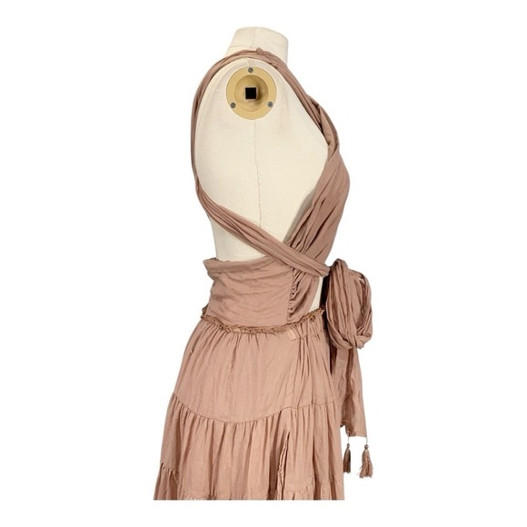 NEW Erika Pena Selma Sleeveless V neck Convertible Maxi Dress Size M/L - Picture 11 of 16